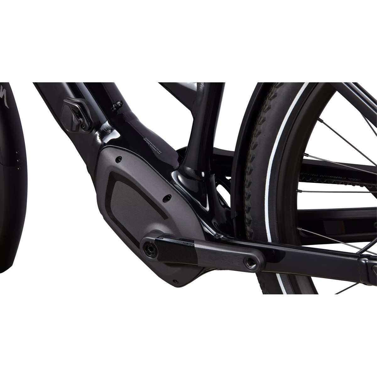Specialized Turbo Vado 5.0 IGH Step-Through elektrinis dviratis | Gloss Castblack - Satin Silver