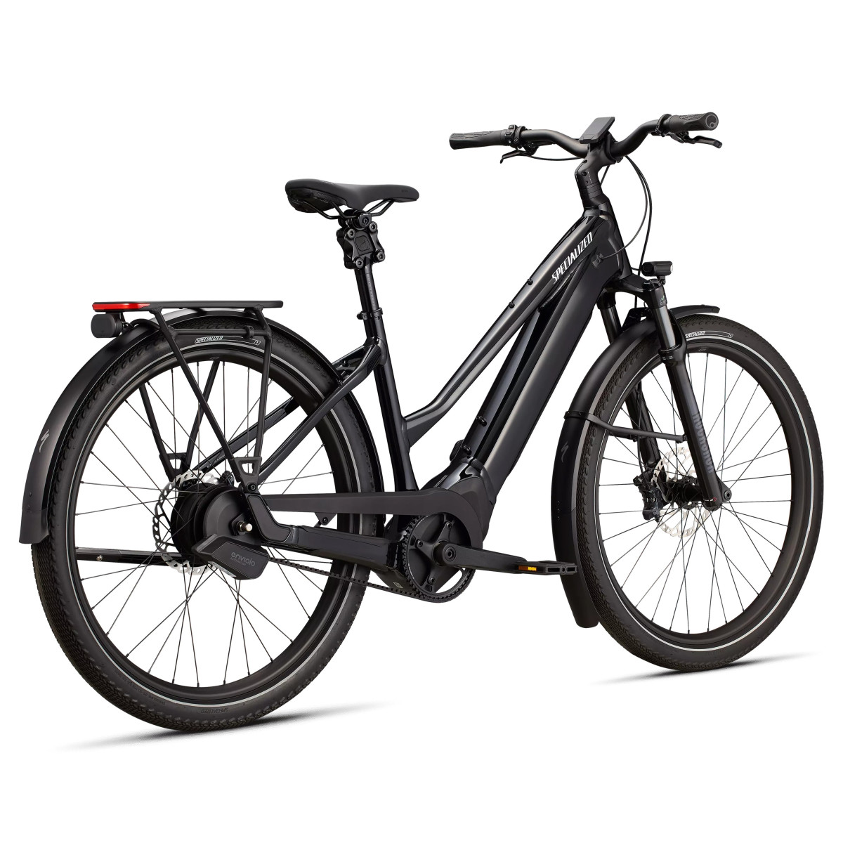 Specialized Turbo Vado 5.0 IGH Step-Through elektrinis dviratis | Gloss Castblack - Satin Silver