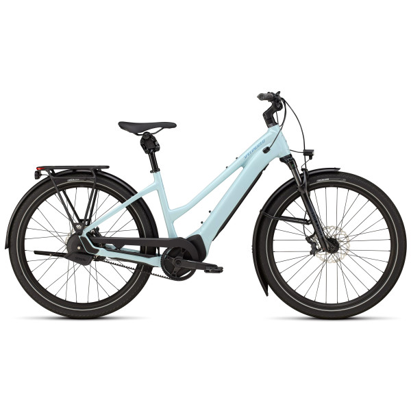 Specialized Turbo Vado 5.0 IGH Step-Through E-Bike | Gloss Seafoam - Lapis Pearl