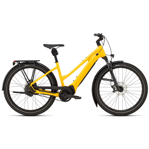 Specialized Turbo Vado 5.0 IGH Step-Through E-Bike | Gloss California Sunshine - Orange Zest