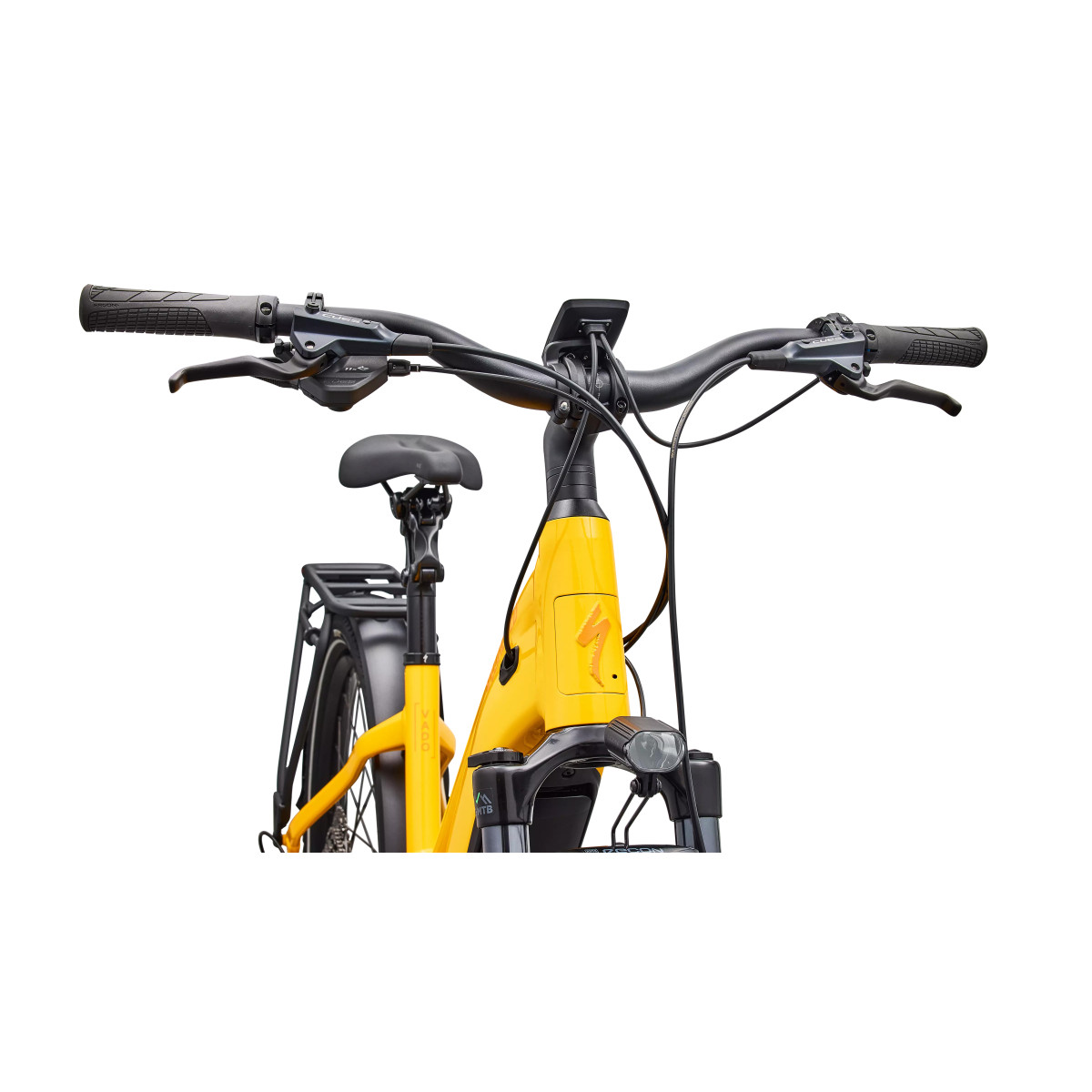 Specialized Turbo Vado 5.0 Step-Through E-Bike | Gloss California Sunshine - Orange Zest