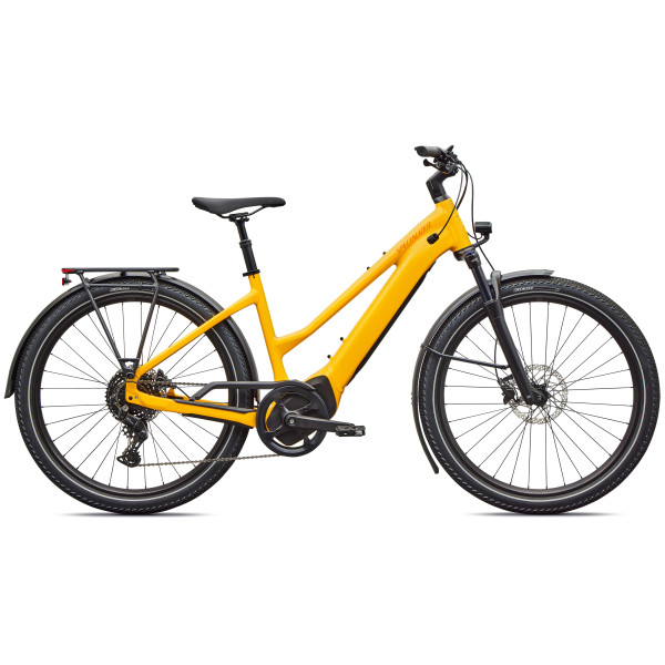 Specialized Turbo Vado 4.0 Step-Through elektrinis dviratis | Gloss California Sunshine - Orange Zest
