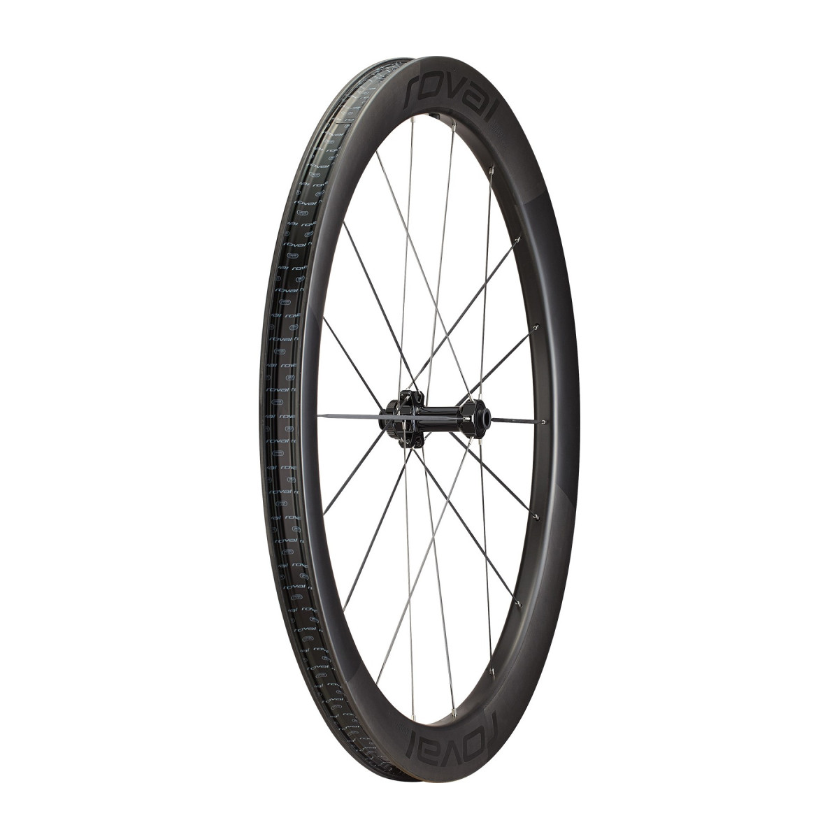 Roval Terra Aero CLX karboninis priekinis ratas | Satin Carbon - Gloss Black