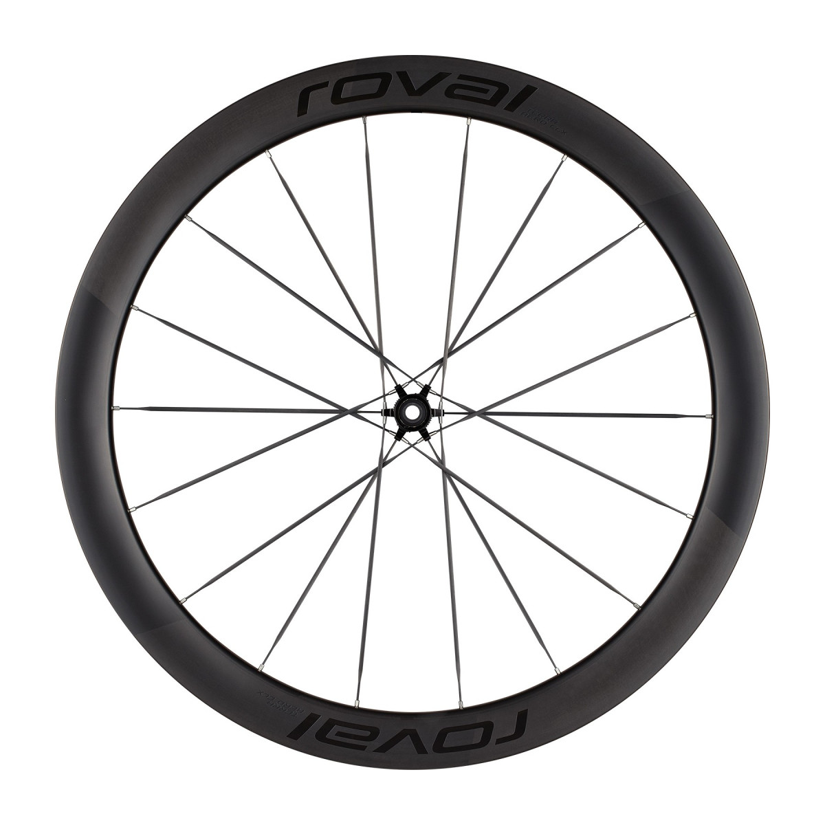 Roval Terra Aero CLX karboninis priekinis ratas | Satin Carbon - Gloss Black