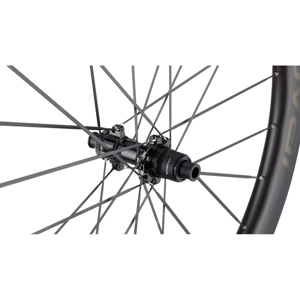 Roval Terra Aero CLX karboninis galinis ratas | Satin Carbon - Gloss Black