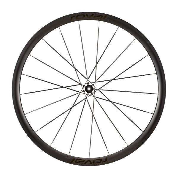 Roval Alpinist CLX III karboninis priekinis ratas | Satin Carbon - Gloss Black