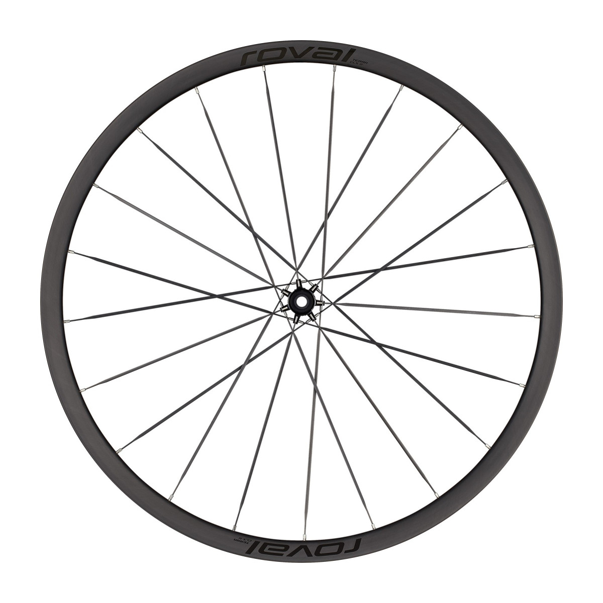 Roval Terra CLX III karboninis priekinis ratas | Satin Carbon - Gloss Black