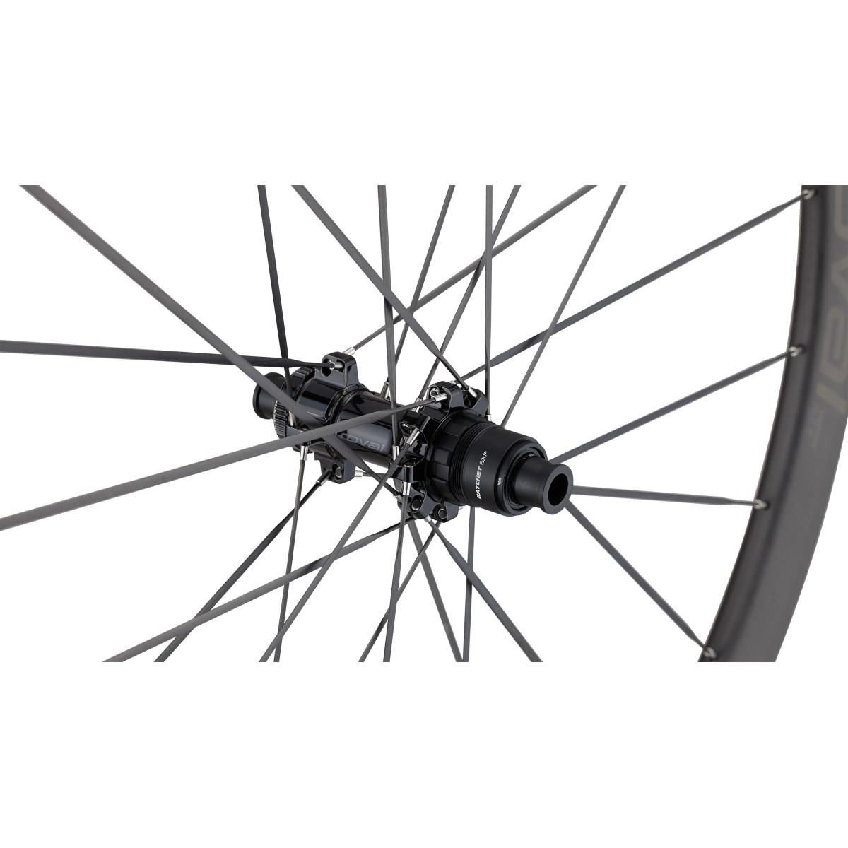 Roval Terra CLX III karboninis galinis ratas | Satin Carbon - Gloss Black