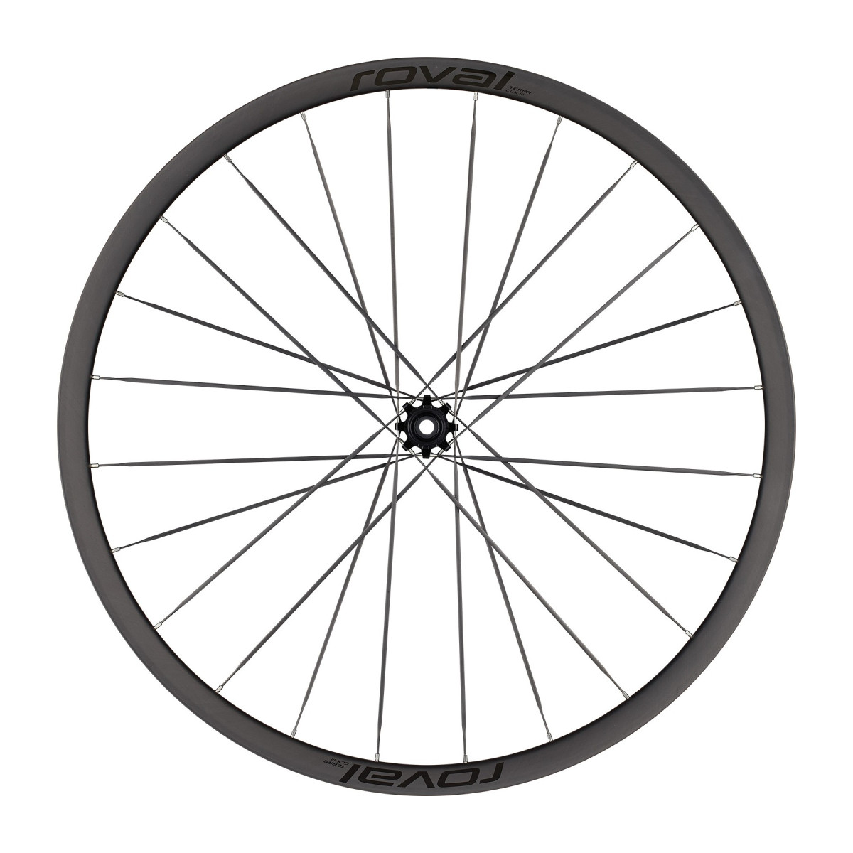 Roval Terra CLX III karboninis galinis ratas | Satin Carbon - Gloss Black