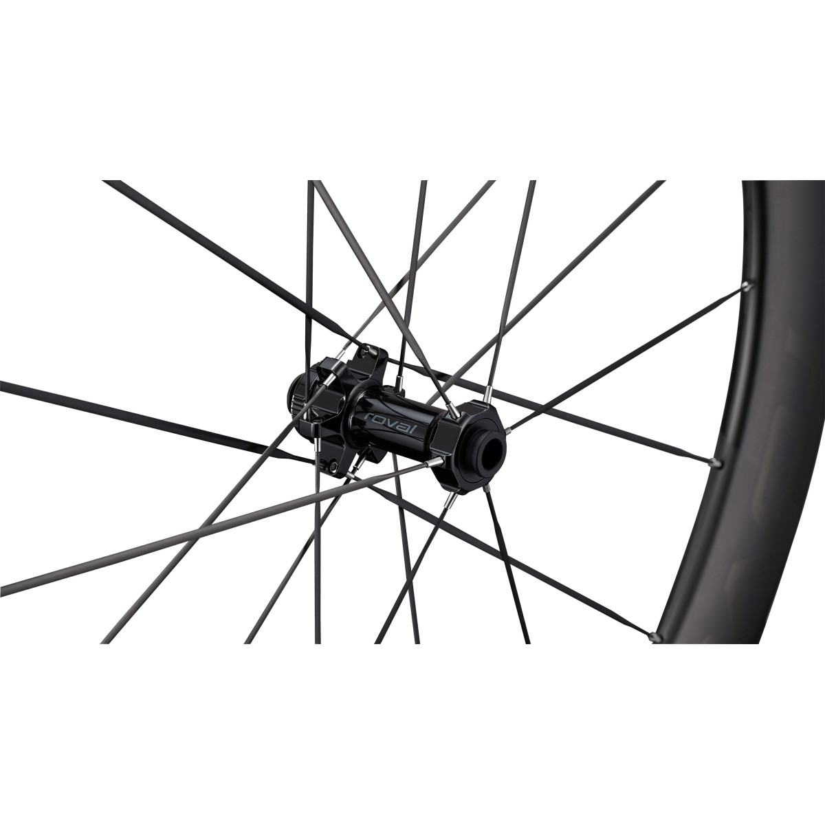 Roval Rapide Sprint CLX karboninis priekinis ratas | Satin Carbon - Gloss Black Roval Rapide Sprint CLX karboninis priekinis ratas | Satin Carbon - Gloss Black