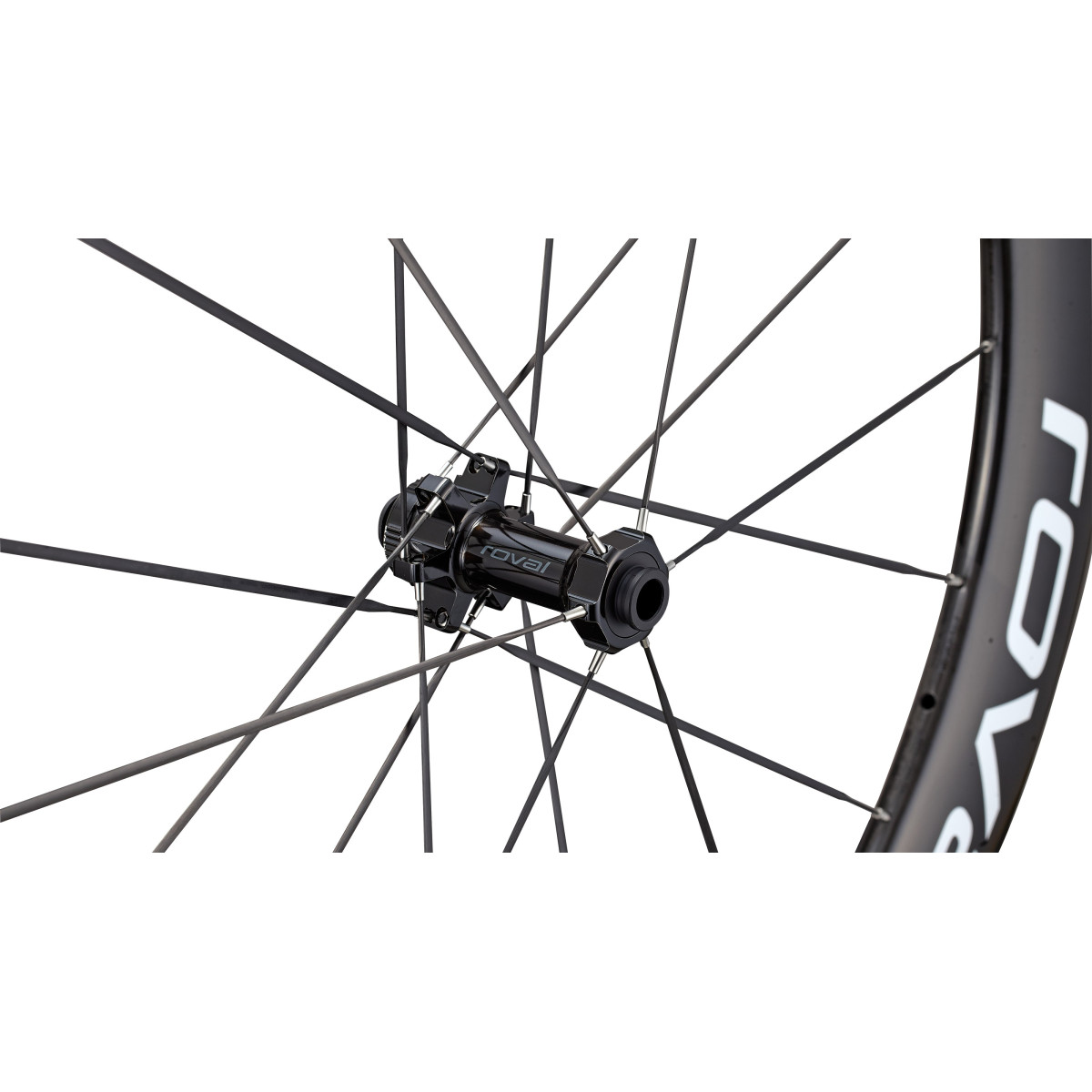Roval Rapide Sprint CLX karboninis priekinis ratas | Gloss Carbon - Gloss White Roval Rapide Sprint CLX karboninis priekinis ratas | Gloss Carbon - Gloss White