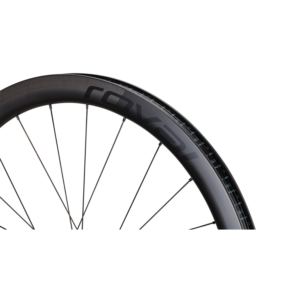 Roval Terra Aero CL karboninis galinis ratas | Satin Carbon - Gloss Black