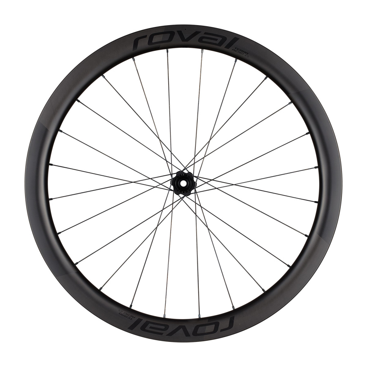 Roval Terra Aero CL karboninis galinis ratas | Satin Carbon - Gloss Black