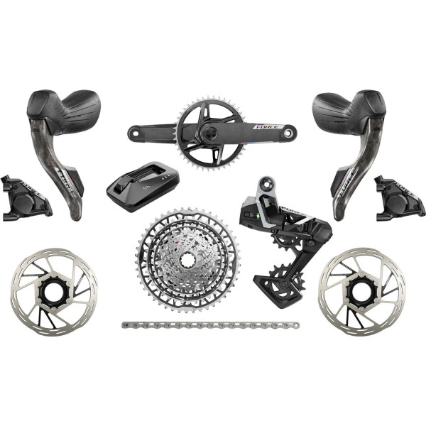 SRAM Force E1 XPLR AXS Powermeter grupė | 1x13 pavarų | 42T | 10-46T (BULK)