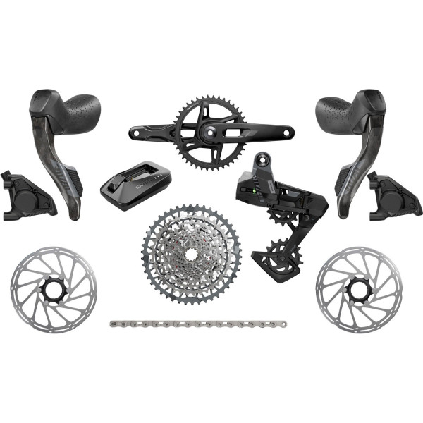 SRAM Rival E1 XPLR AXS grupė | 1x13 pavarų | 42T | 10-46T (BULK)