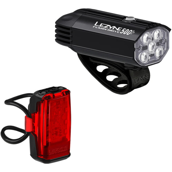 Lezyne Fusion Drive 500+ / KTV Drive Pro+ žibintų komplektas
