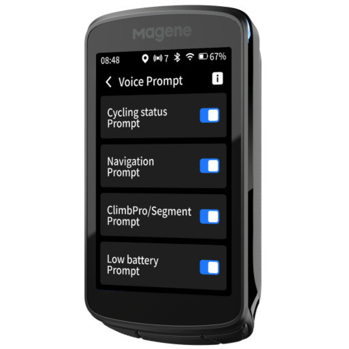 Megene C706 Smart GPS dviračio kompiuteris