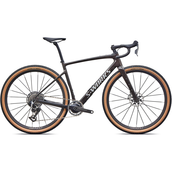 S-Works Diverge 4 Gravel Bike | Warm Smoke Metallic - Carbon Silver Dust
