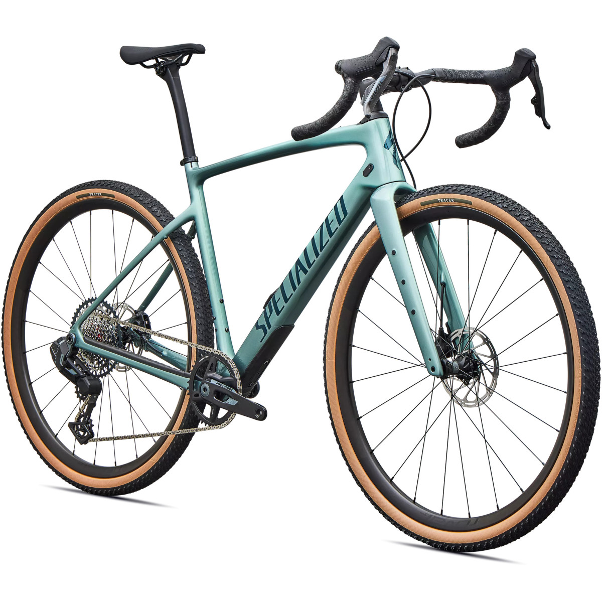Specialized Diverge 4 Expert Carbon gravel dviratis | Fjord Metallic - Emerald Metallic