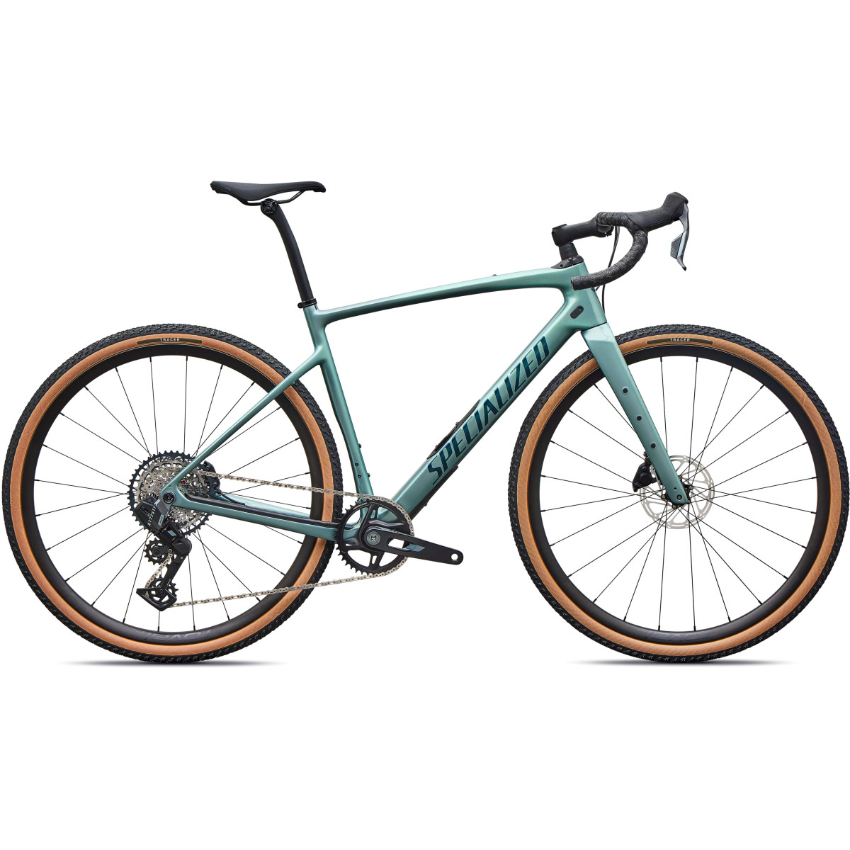 Specialized Diverge 4 Expert Carbon gravel dviratis | Fjord Metallic - Emerald Metallic
