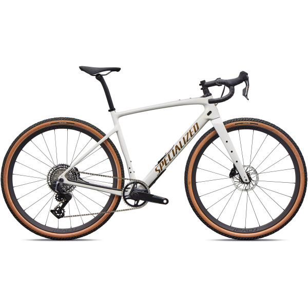 Specialized Diverge 4 Pro Carbon gravel dviratis | Warm Smoke Metallic - Carbon Silver Dust