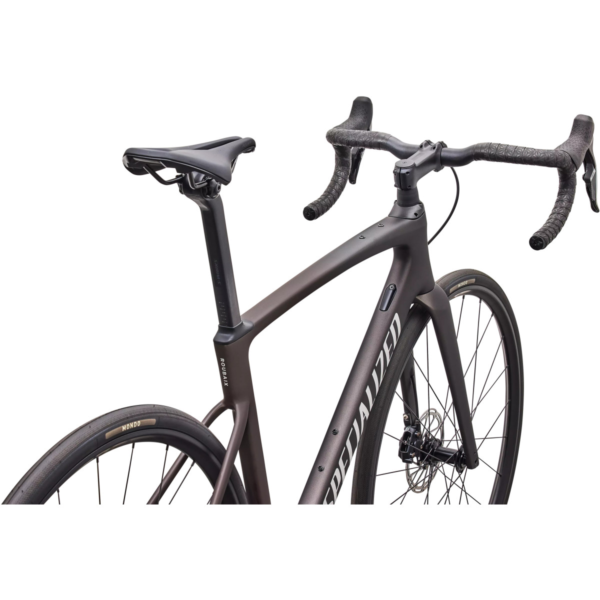 Specialized Roubaix SL8 Comp plento dviratis | Satin Warm Smoke Metallic - Dolomite Metallic