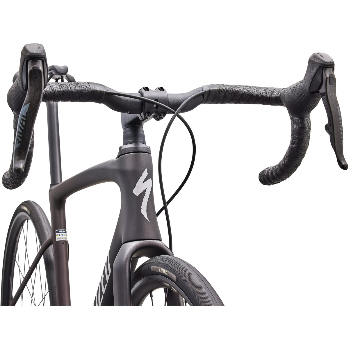 Specialized Roubaix SL8 Comp plento dviratis | Satin Warm Smoke Metallic - Dolomite Metallic