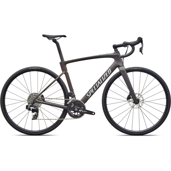 Specialized Roubaix SL8 Comp plento dviratis | Satin Warm Smoke Metallic - Dolomite Metallic