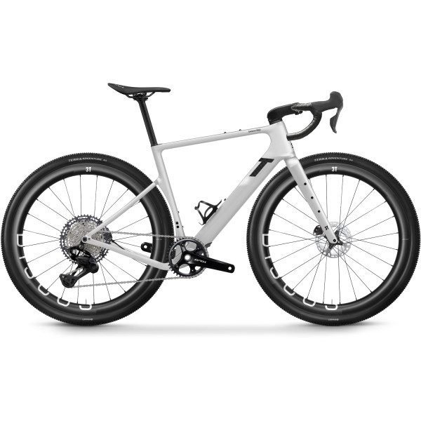 3T Extrema Italia gravel dviratis | Shimano GRX Di2 1X12 | DISCUS 45|40 | Perla White