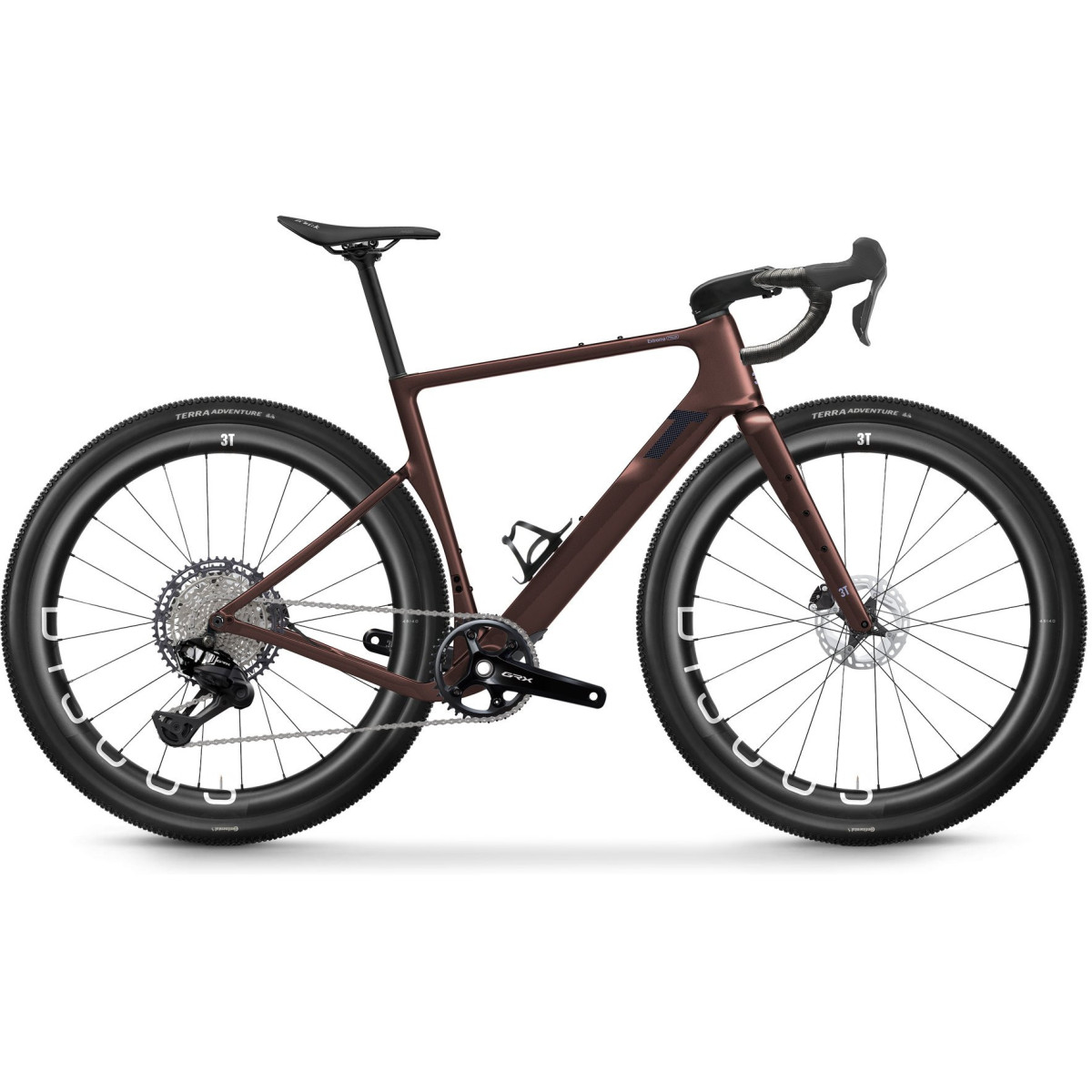 3T Extrema Italia gravel dviratis | Shimano GRX Di2 1X12 | DISCUS 45|40 | Ramato Brown