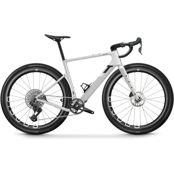 3T Extrema Italia gravel dviratis | SRAM Rival E1/GX Eagle AXS 1X12 | DISCUS 45|40 | Perla White