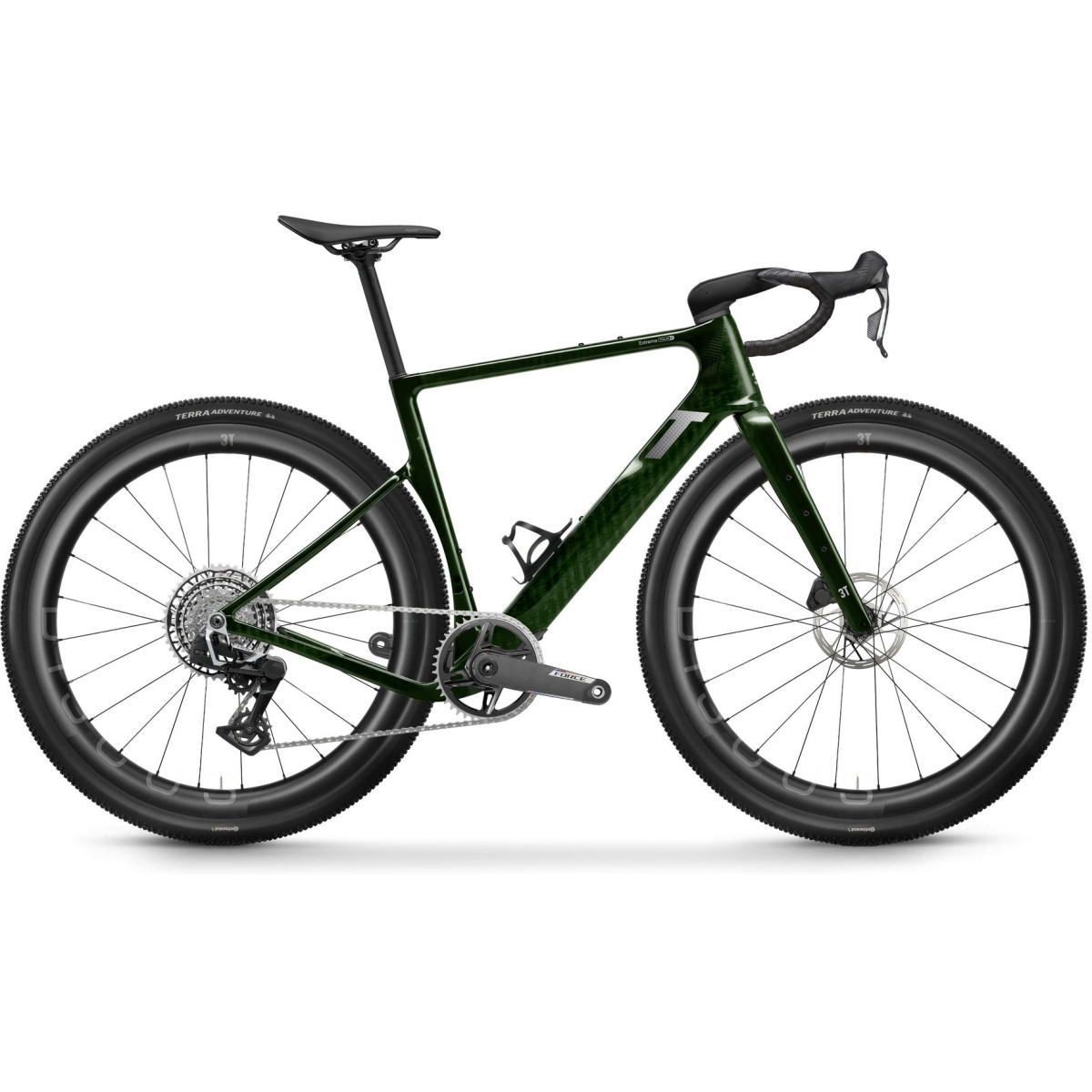 3T Extrema Italia X Gravel Bike | SRAM Force 1X13 | DISCUS 45|40 | Ink Green
