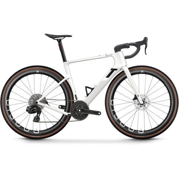 3T Racemax 2 Italia gravel dviratis | Campagnolo Record X 1x13 | Discus 45I40 | Perla White 3T Racemax 2 Italia gravel dviratis | Campagnolo Record X 1x13 | Discus 45I40 | Perla White