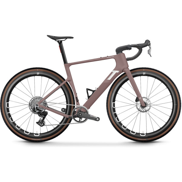 3T Racemax 2 Italia gravel dviratis | SRAM Force XPLR AXS 1x13 | Discus 45I40 | Seta Rose 3T Racemax 2 Italia gravel dviratis | SRAM Force XPLR AXS 1x13 | Discus 45I40 | Seta Rose