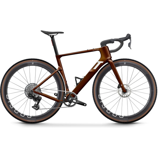 3T Racemax 2 Italia gravel dviratis | SRAM Rival XPLR AXS 1x13 | Discus 40I30 | Brunito Brown 3T Racemax 2 Italia gravel dviratis | SRAM Rival XPLR AXS 1x13 | Discus 40I30 | Brunito Brown