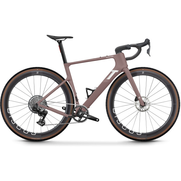 3T Racemax 2 Italia gravel dviratis | SRAM Rival XPLR AXS 1x13 | Discus 40I30 | Seta Rose 3T Racemax 2 Italia gravel dviratis | SRAM Rival XPLR AXS 1x13 | Discus 40I30 | Seta Rose