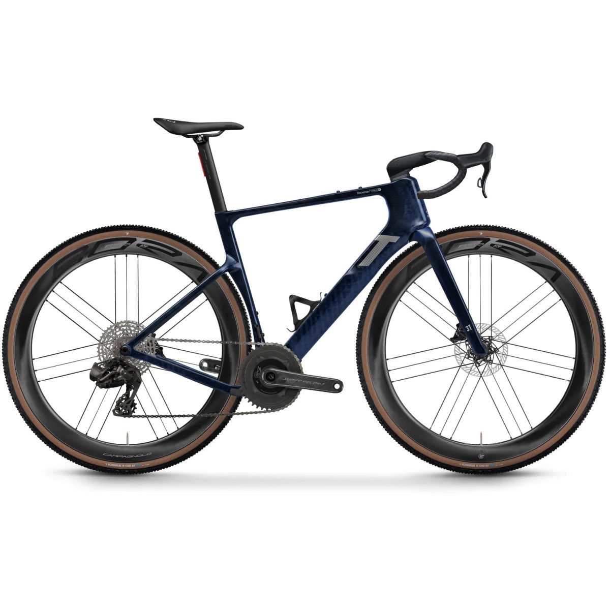 3T Racemax 2 Italia X gravel dviratis | Campagnolo Super Record 1X13 | Bora | Ink Blue