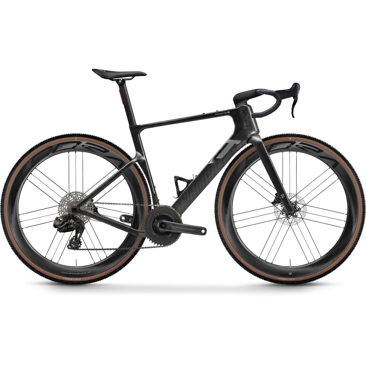 3T Racemax 2 Italia X gravel dviratis | Campagnolo Super Record 1X13 | Bora | Project X Glossy