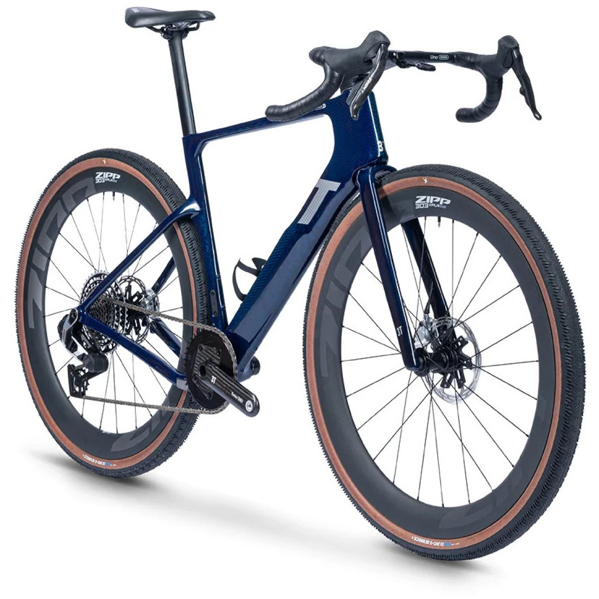 3T Racemax 2 Italia X gravel dviratis | SRAM Red 1X13 Torno | ZIPP XPLR 303 SW | Ink Blue