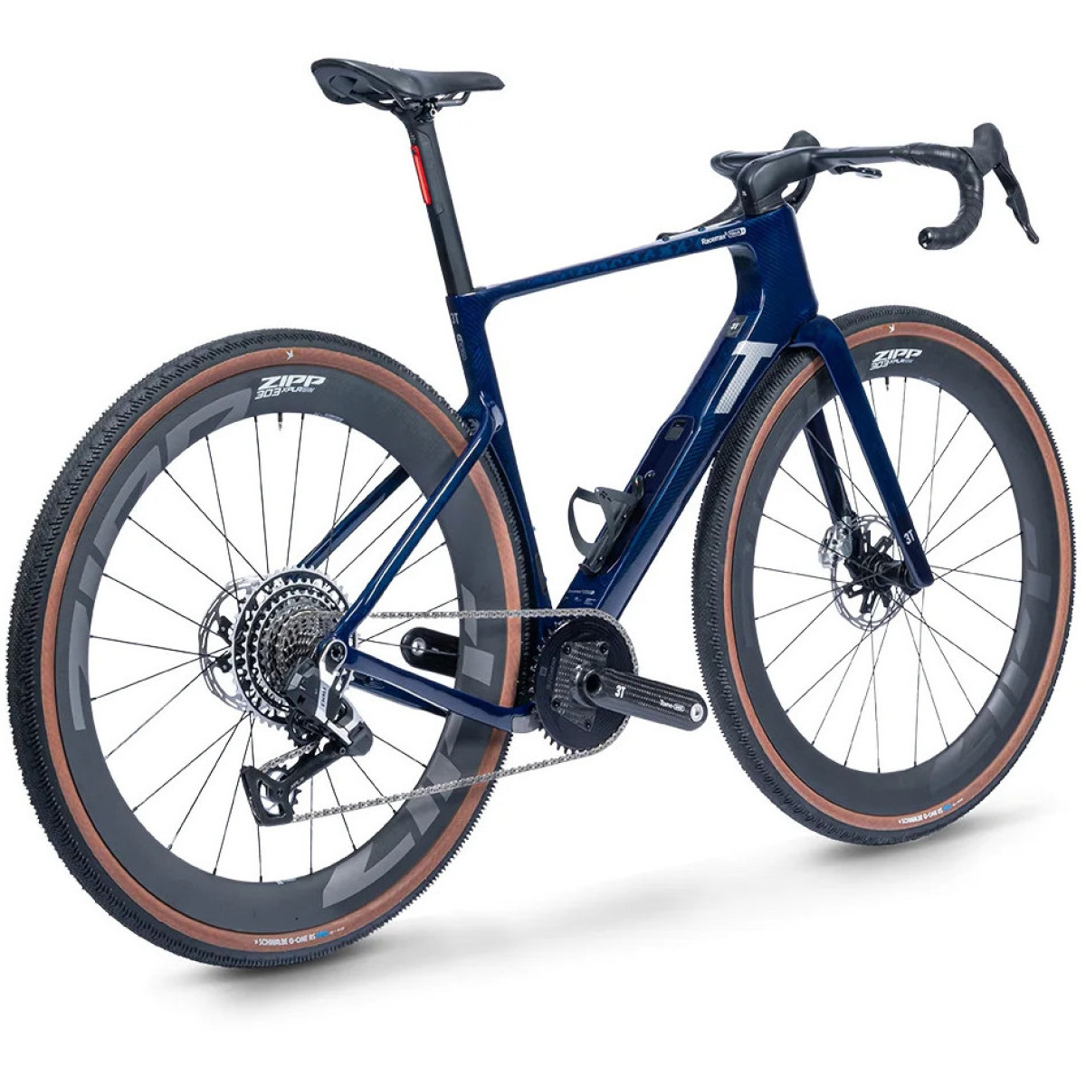 3T Racemax 2 Italia X gravel dviratis | SRAM Red 1X13 Torno | ZIPP XPLR 303 SW | Ink Blue