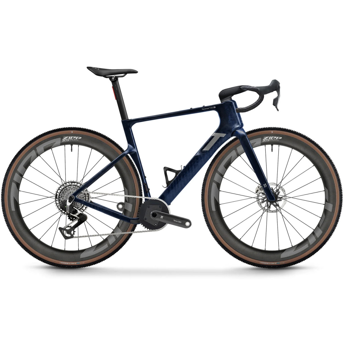 3T Racemax 2 Italia X gravel dviratis | SRAM Red 1X13 Torno | ZIPP XPLR 303 SW | Ink Blue