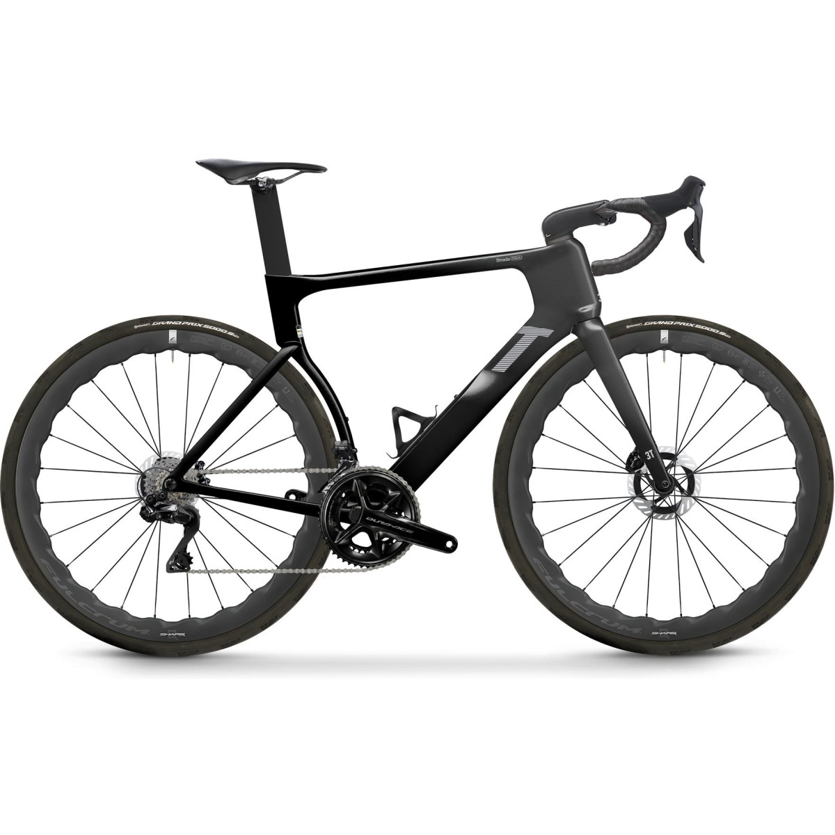 3T Strada Italia plento dviratis | Shimano Dura-Ace Di2 2x12 | Argento Silver
