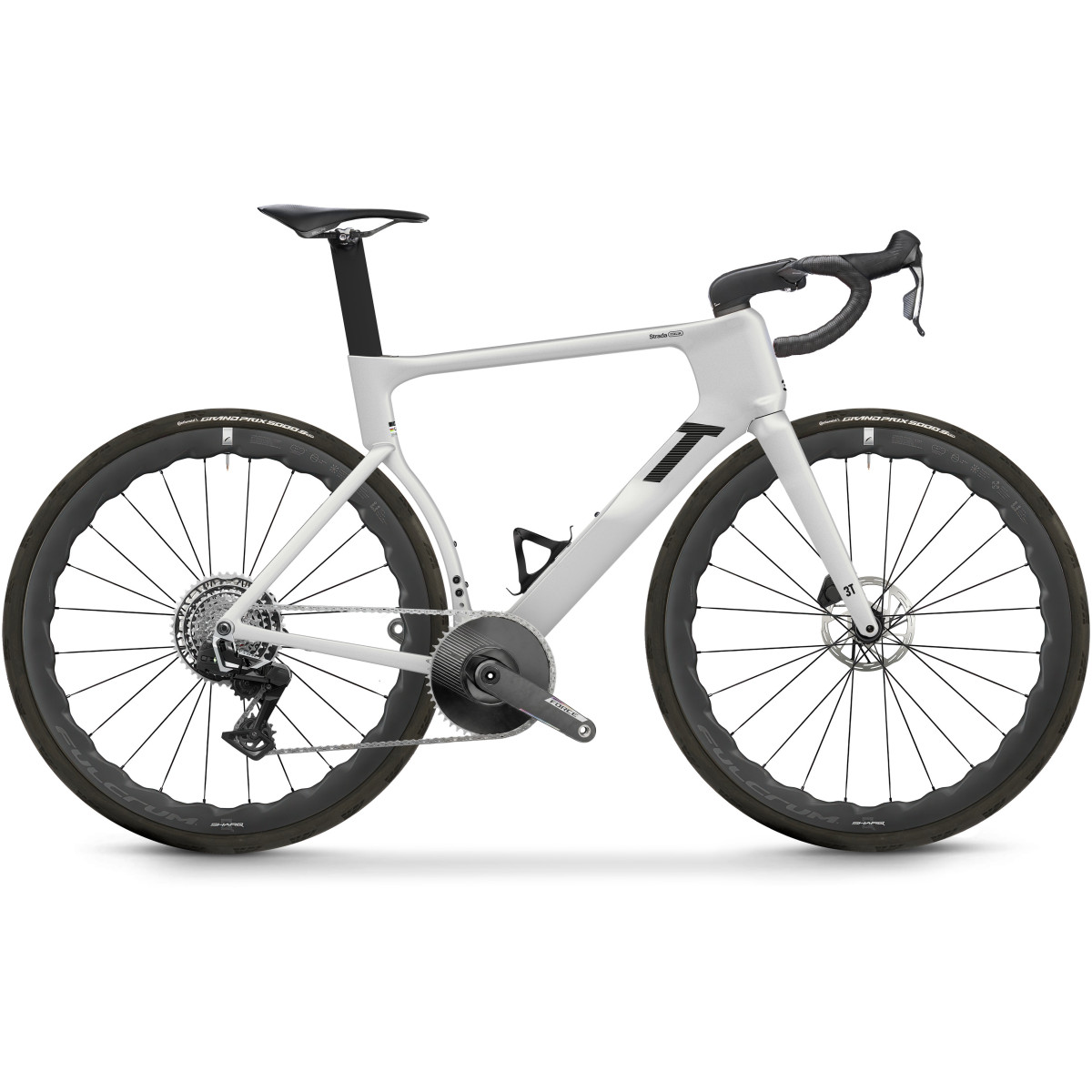 3T Strada Italia plento dviratis | SRAM Force 1x13  | Perla white