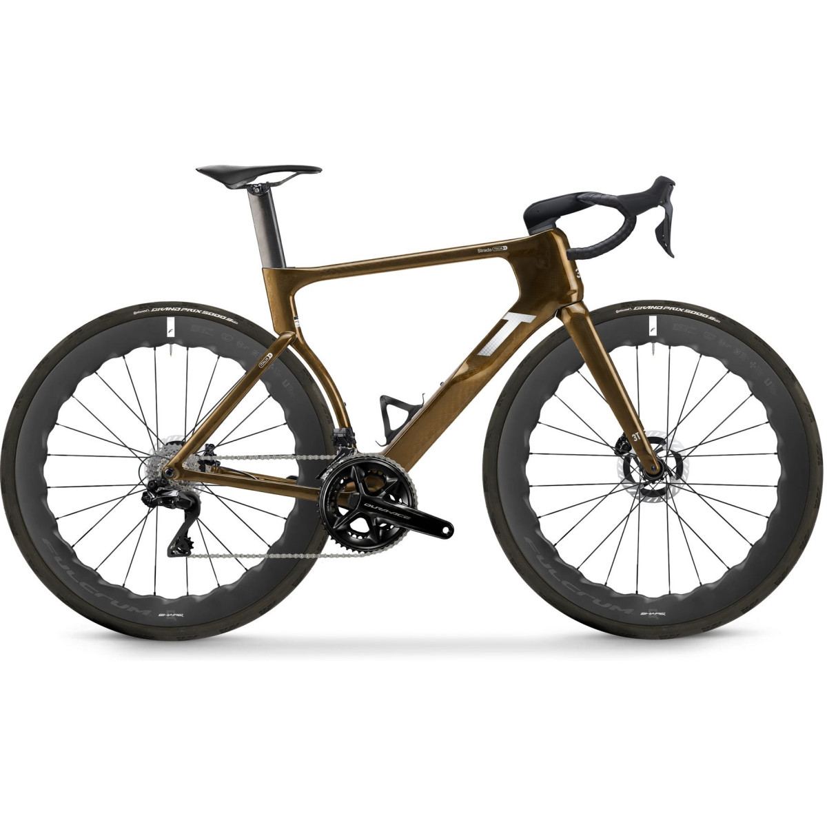 3T Strada Italia X Road Bike | Shimano Dura-Ace Di2 2x12 | Ink Orange