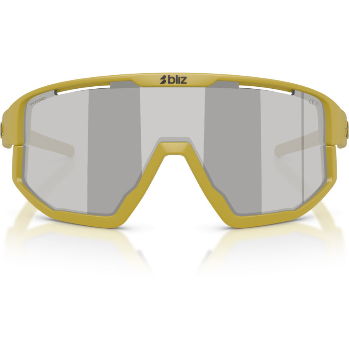 BLIZ Fusion akiniai | Matte Amber Green - Smoke Silver Mirror