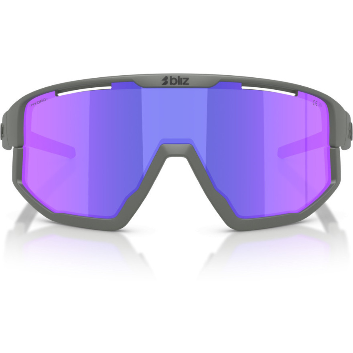 BLIZ Fusion akiniai | Matte Grey - Smoke Purple