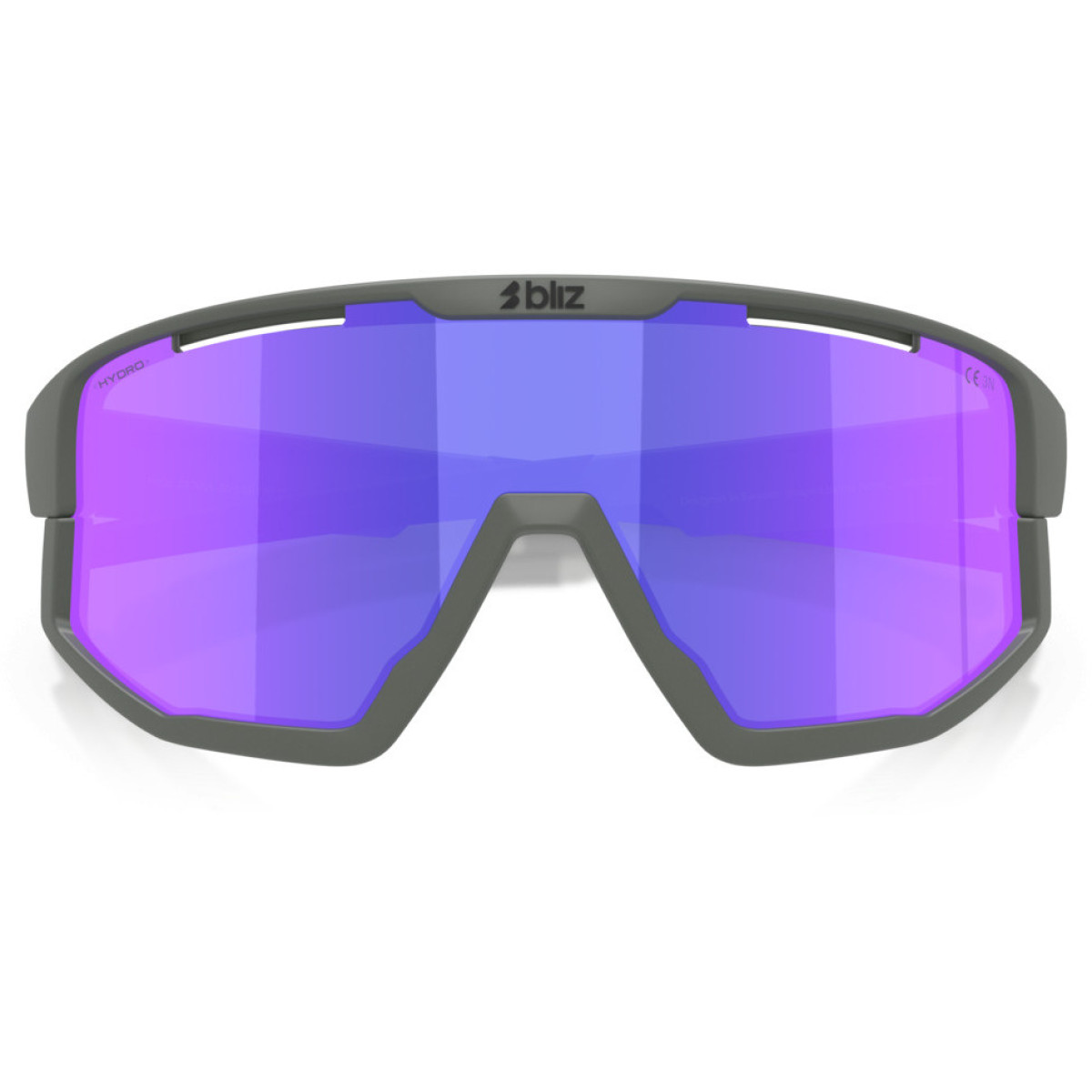 BLIZ Fusion akiniai | Matte Grey - Smoke Purple