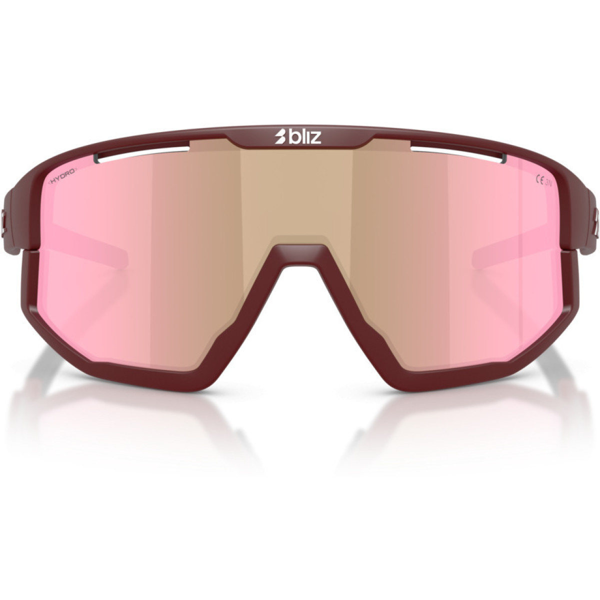 BLIZ Fusion Small akiniai | Matte Burgundy - Brown Rose Multicolour
