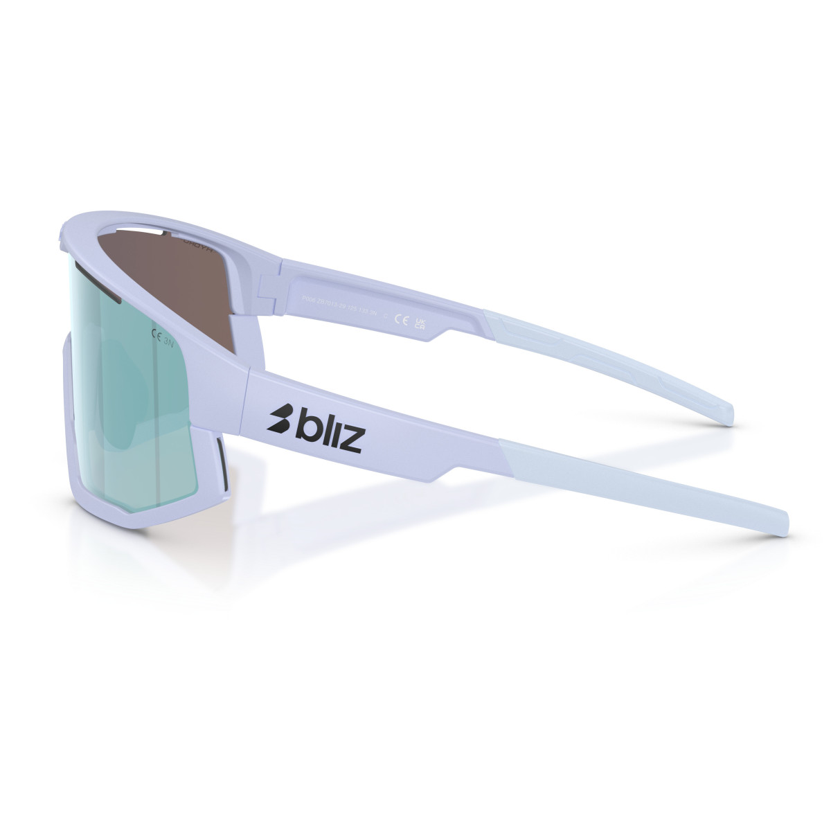 BLIZ Fusion Small akiniai | Matte Lavender - Smoke Ice Blue