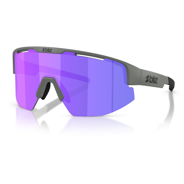 BLIZ Matrix akiniai | Matte Grey - Smoke Purple BLIZ Matrix akiniai | Matte Grey - Smoke Purple